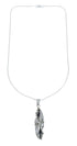 Southwestern Sterling Silver Italian Snake Chain Necklace Set AX128998